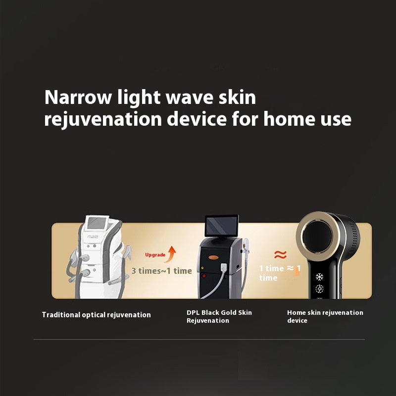 Black Gold Freezing Point IPL Device DPL Super Photon Quantum Sr Beautification Tool Brightening Light Spot