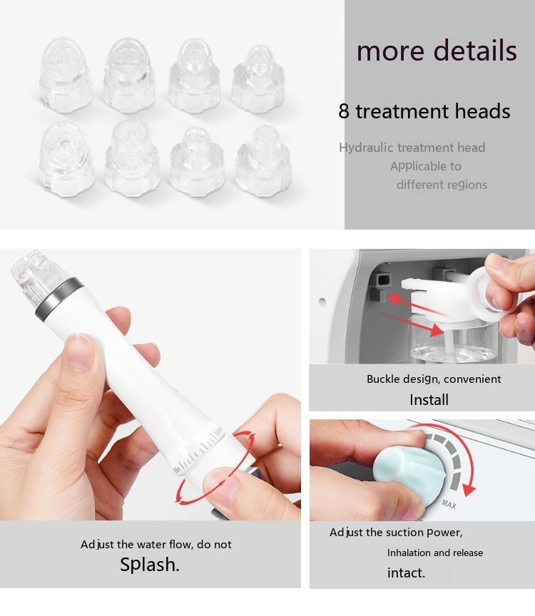 Oxygen Injection Moisturizing Blackhead Exfoliating Face Wash Beauty Six-in-one Skin Management Instrument